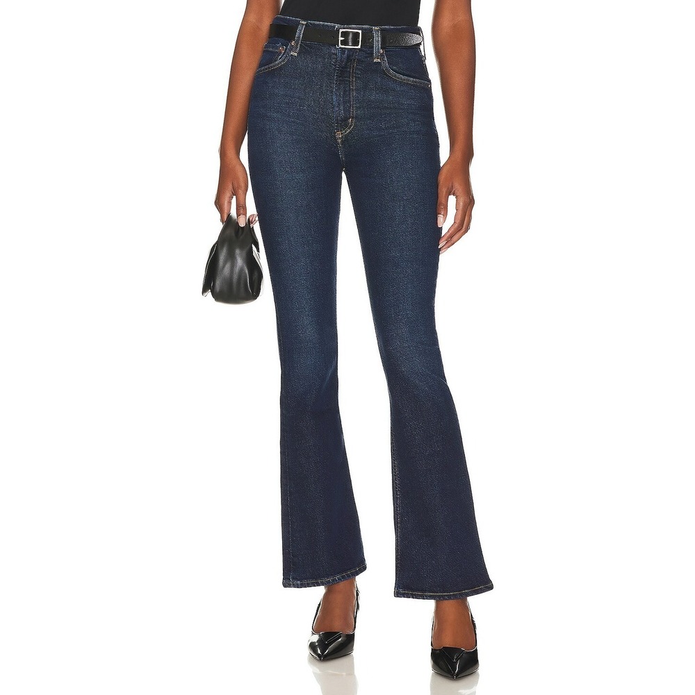 Agolde Jeans Nico High Rise‎ Slim Fit Boot Cut Womens 33 Dark Denim